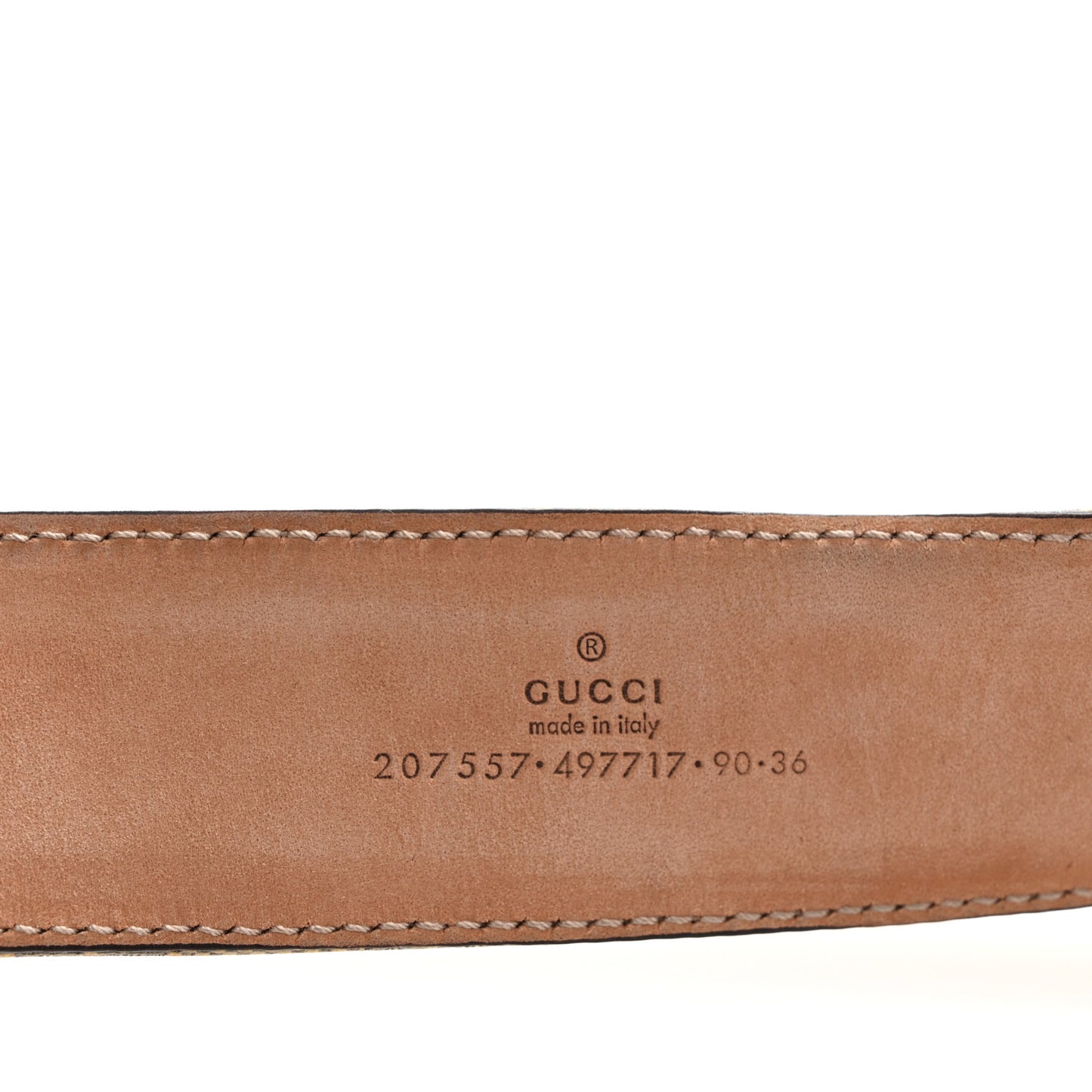 Crystal Monogram Hysteria Belt 90 36 Dark Brown