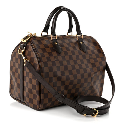 Louis Vuitton Damier Ebene Speedy Bandouliere 30 3 of 10