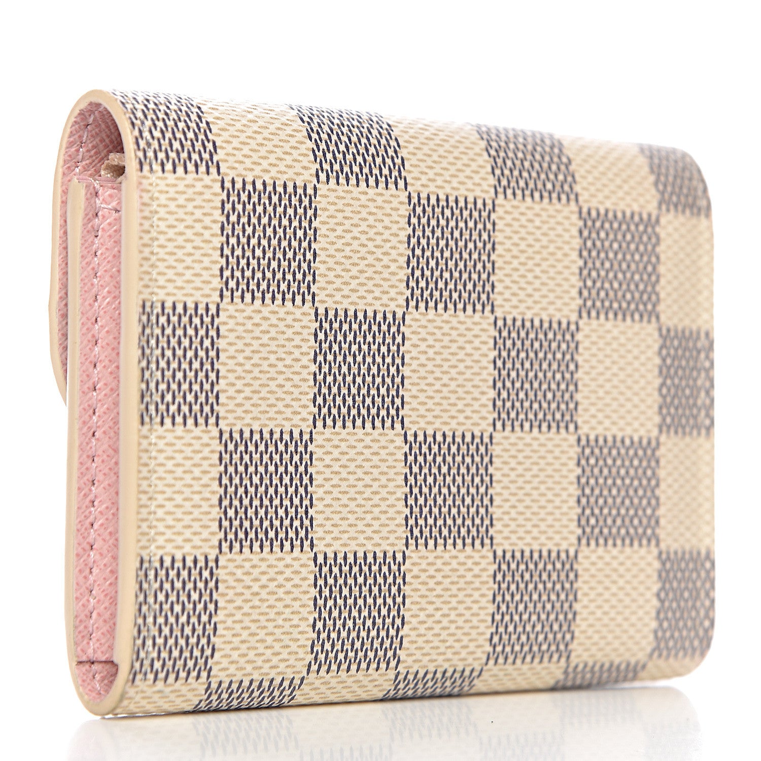 Louis Vuitton Damier Azur Rosalie Coin Purse Rose Ballerine 3 of 7