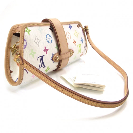 Louis Vuitton Monogram Multicolor Shirley White 3 of 8