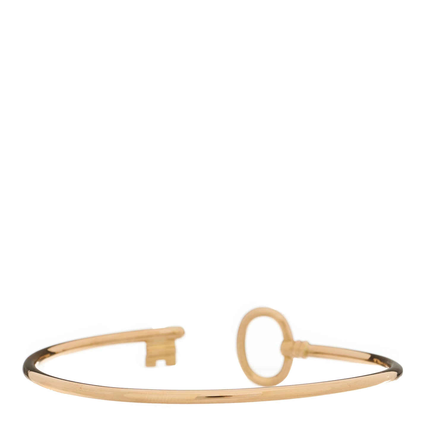 18K Rose Gold Keys Wire Bracelet