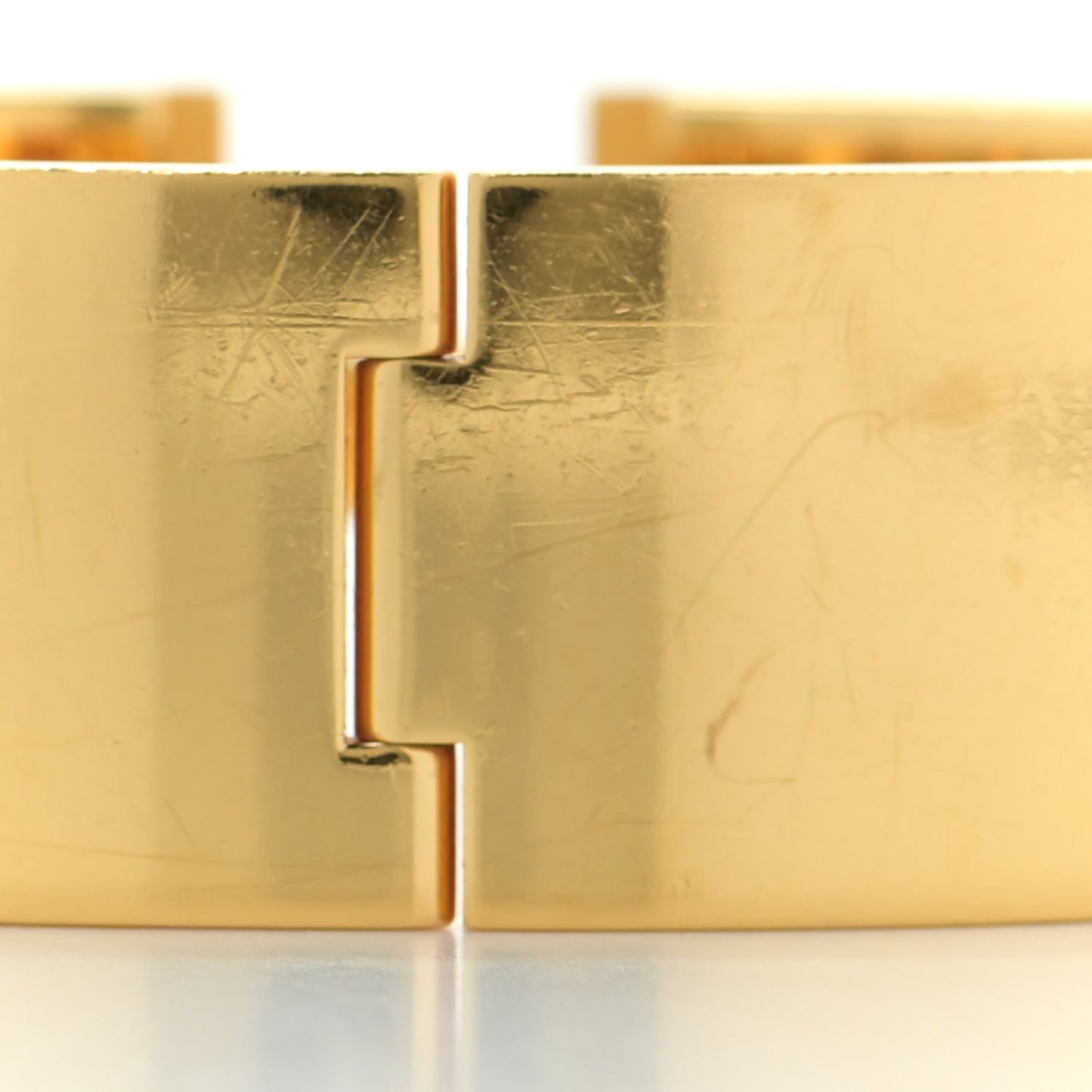 Enamel Wide Clic Clac H Bracelet PM Black