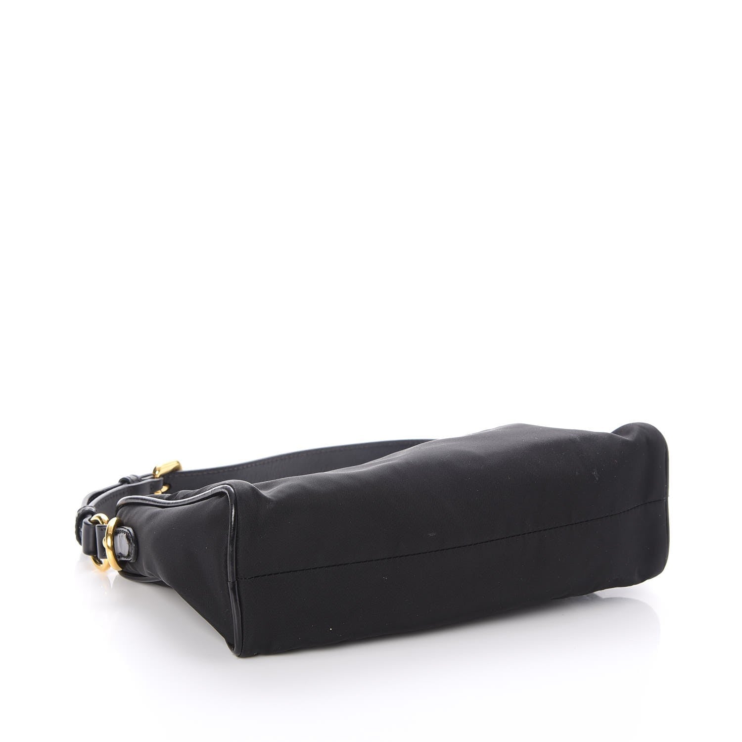 Prada Nylon Tessuto Nylon Small Pochette Bag Black 4 of 6