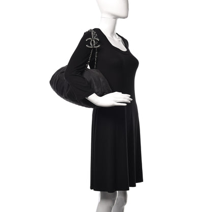 Chanel Jersey Melrose Cabas Black 2 of 10