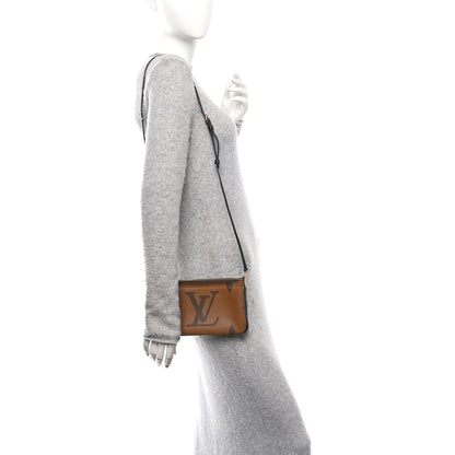 Louis Vuitton Reverse Monogram Giant Double Zip Pochette 2 of 11