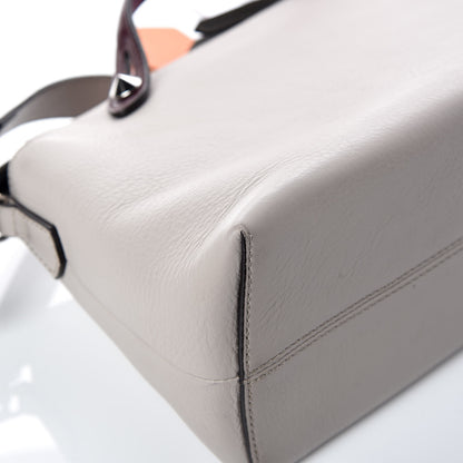 Fendi Vitello Dolce 4 Color Medium By The Way Boston Bag Grigio Polvere Arancio Multicolor 10 of 14