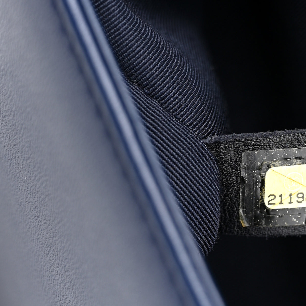 Chanel Lambskin Quilted Medium Boy Flap Navy 7 of 10