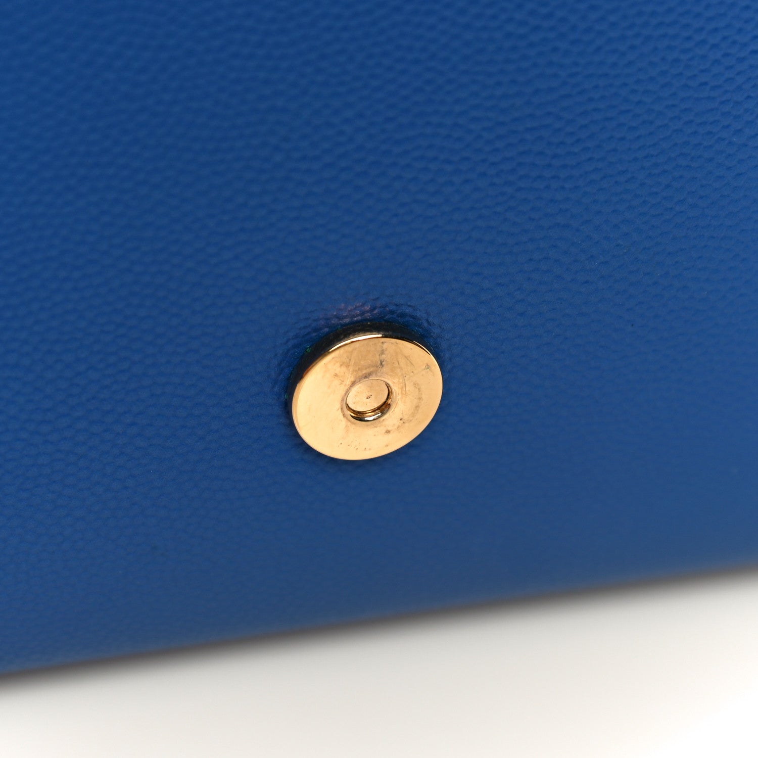 Saint Laurent Grain De Poudre Classic Monogram Cassandre Clutch Blue Majorelle 8 of 12