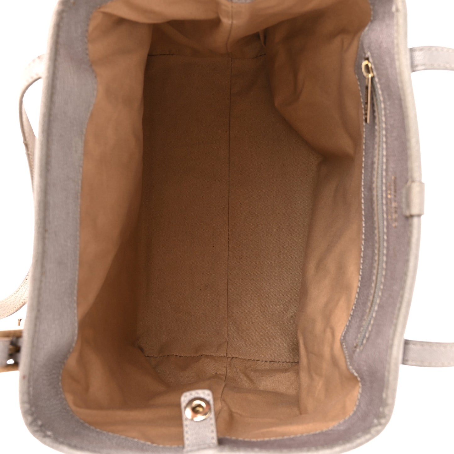 Metallic Calfskin Sasha Star Studded Tote Silver