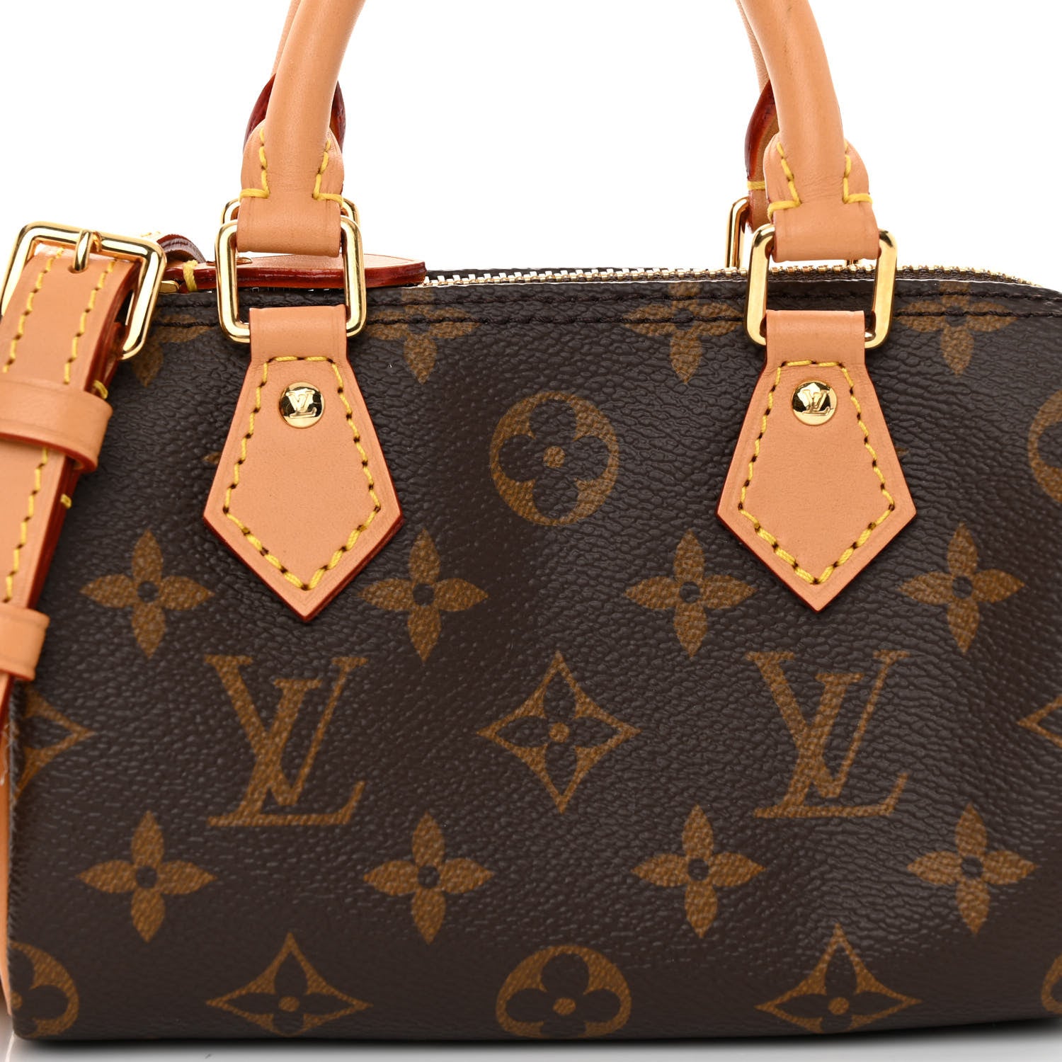 Louis Vuitton Monogram Nano Speedy Bandouliere 9 of 11
