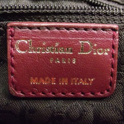 Christian Dior Suede Drawstring Cannage Bag Red 8 of 10