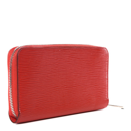 Louis Vuitton Epi Zippy Wallet Coquelicot 2 of 9