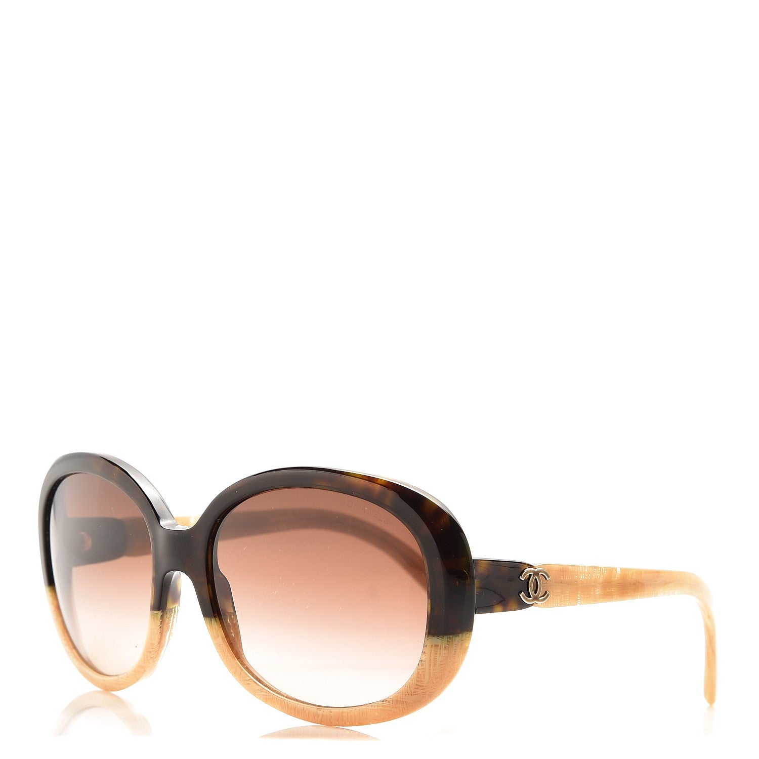 Chanel CC Sunglasses 5176 Tortoise Beige 1 of 7