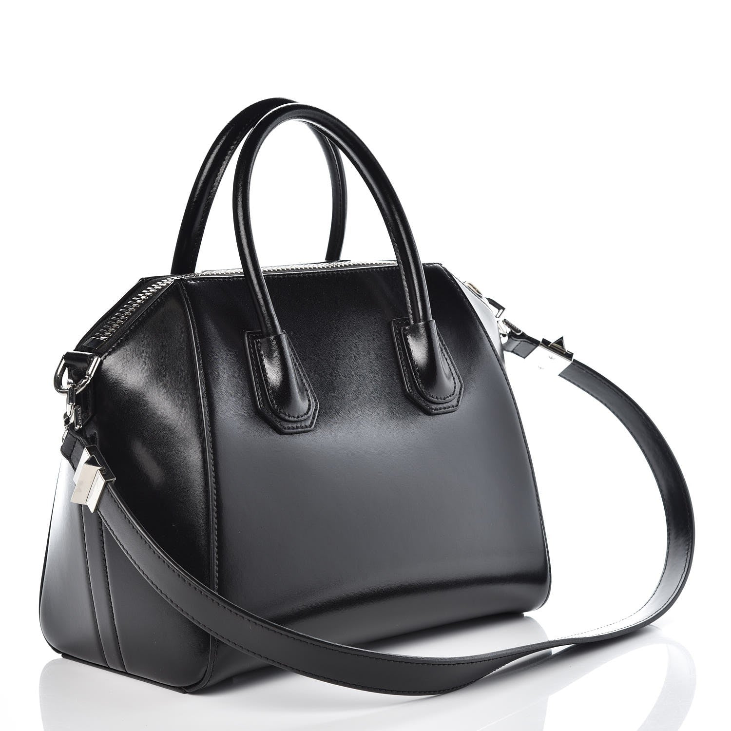 Givenchy Shiny Lord Calfskin Small Antigona Black 3 of 8