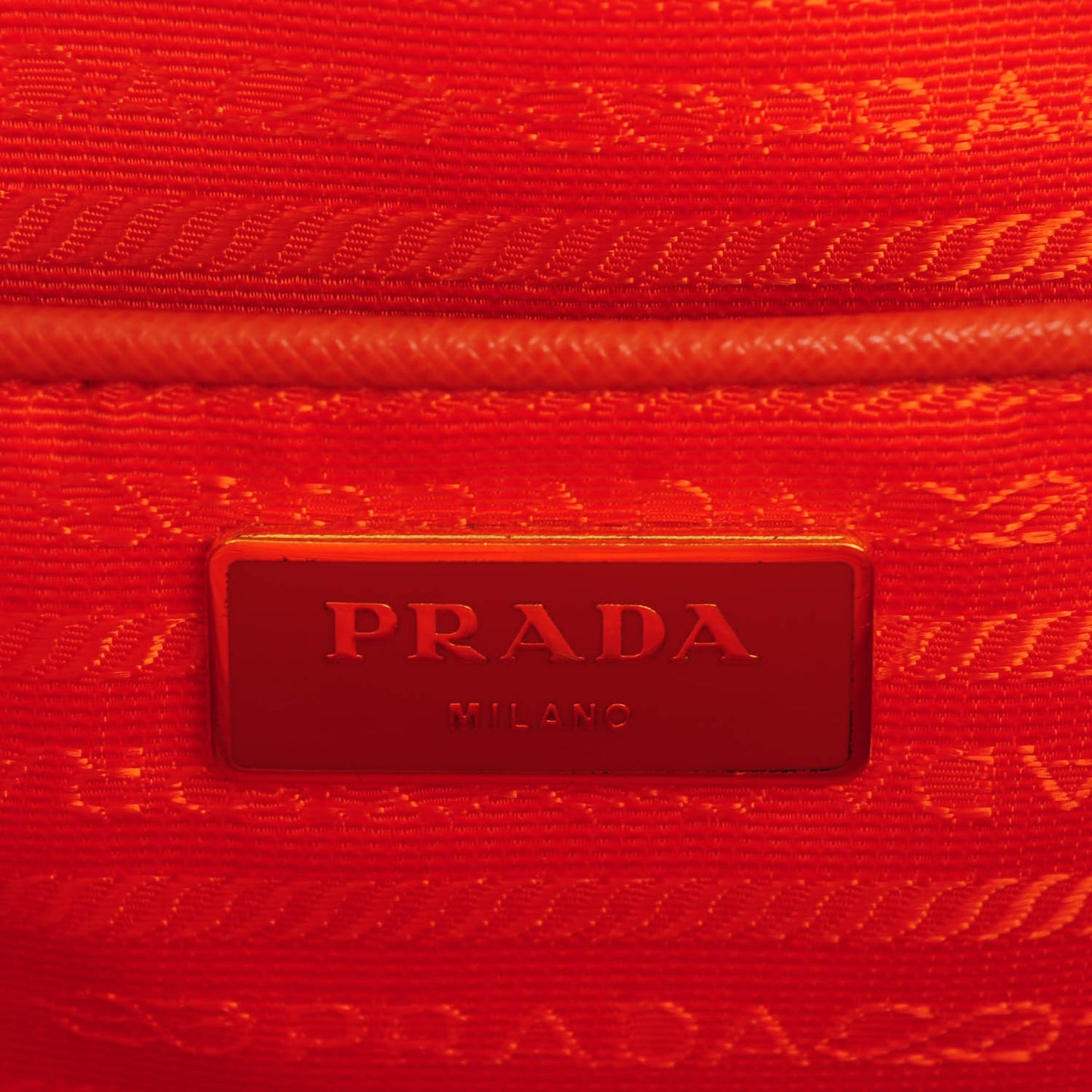 Saffiano Lux Large Tote Papaya