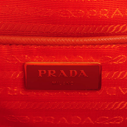 Prada Saffiano Lux Large Tote Papaya 6 of 9