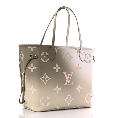 Louis Vuitton Monogram Giant Spring In The City Neverfull MM Sunset Kaki 3 of 9