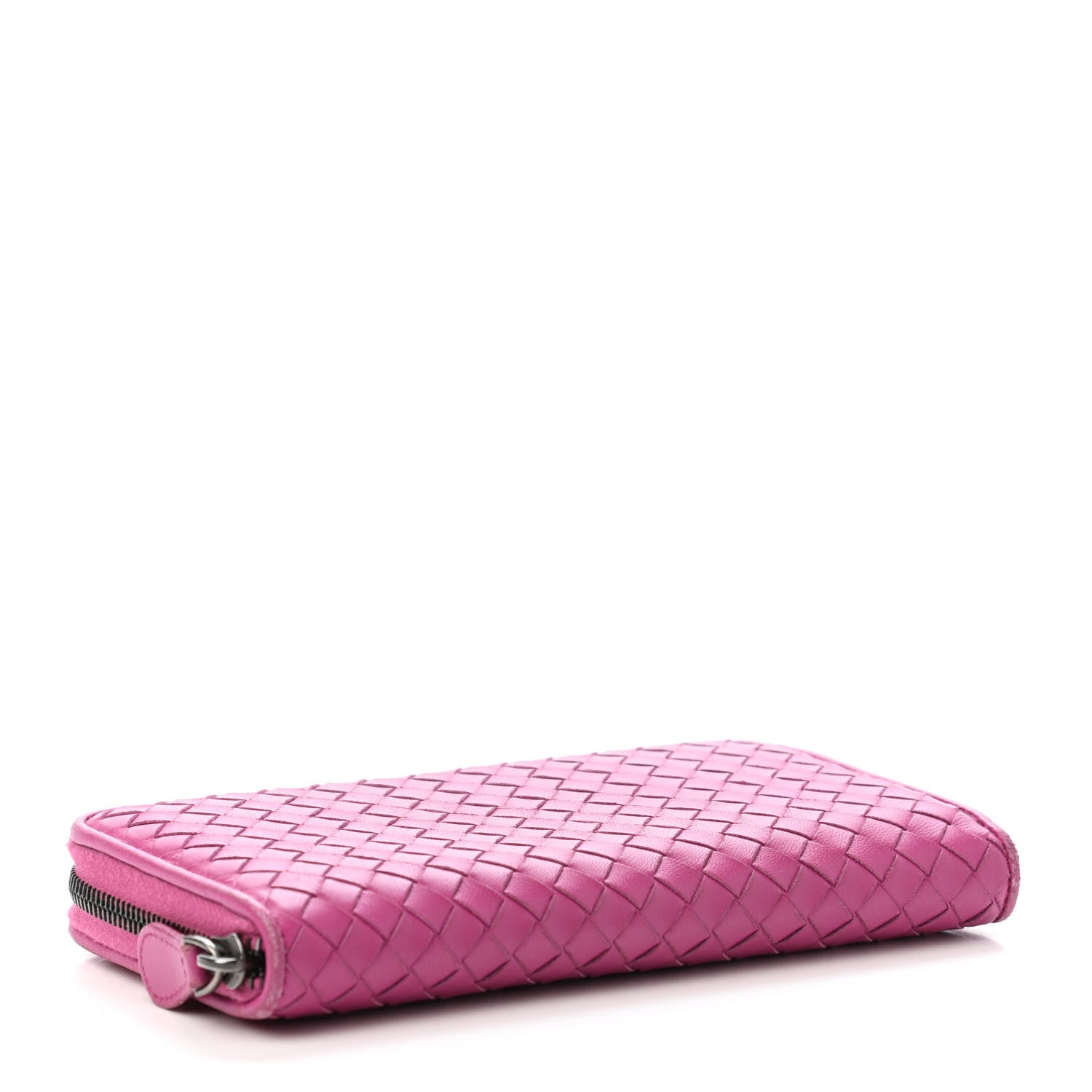 Bottega Veneta Nappa Intrecciato Zip Around Wallet Ametista 3 of 4