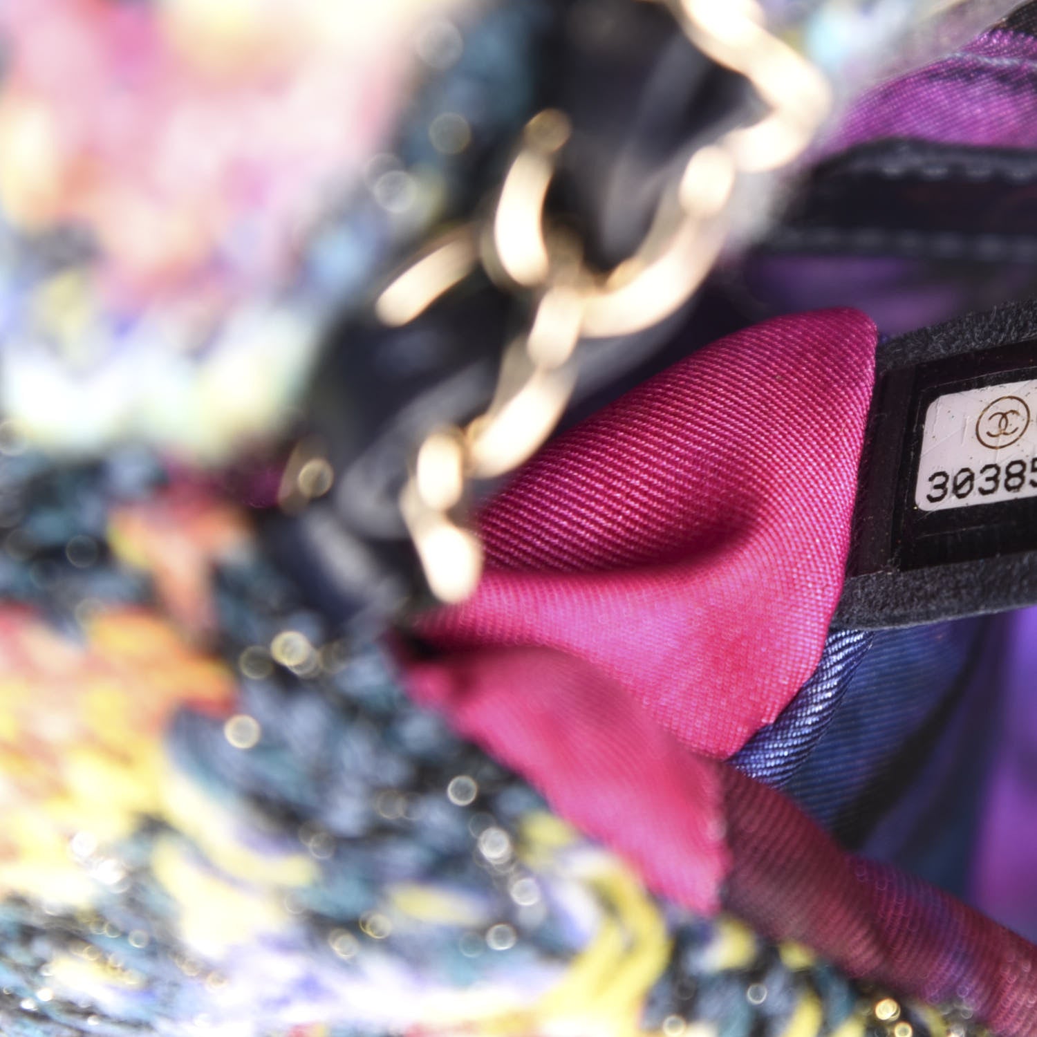 Chanel Knit Mini Rectangular Flap Multicolor 9 of 10