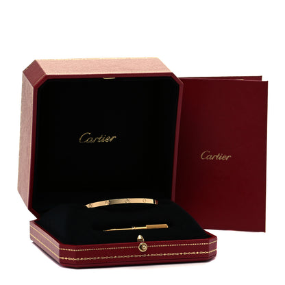 Cartier 18K Yellow Gold Small LOVE Bracelet 17 6 of 6
