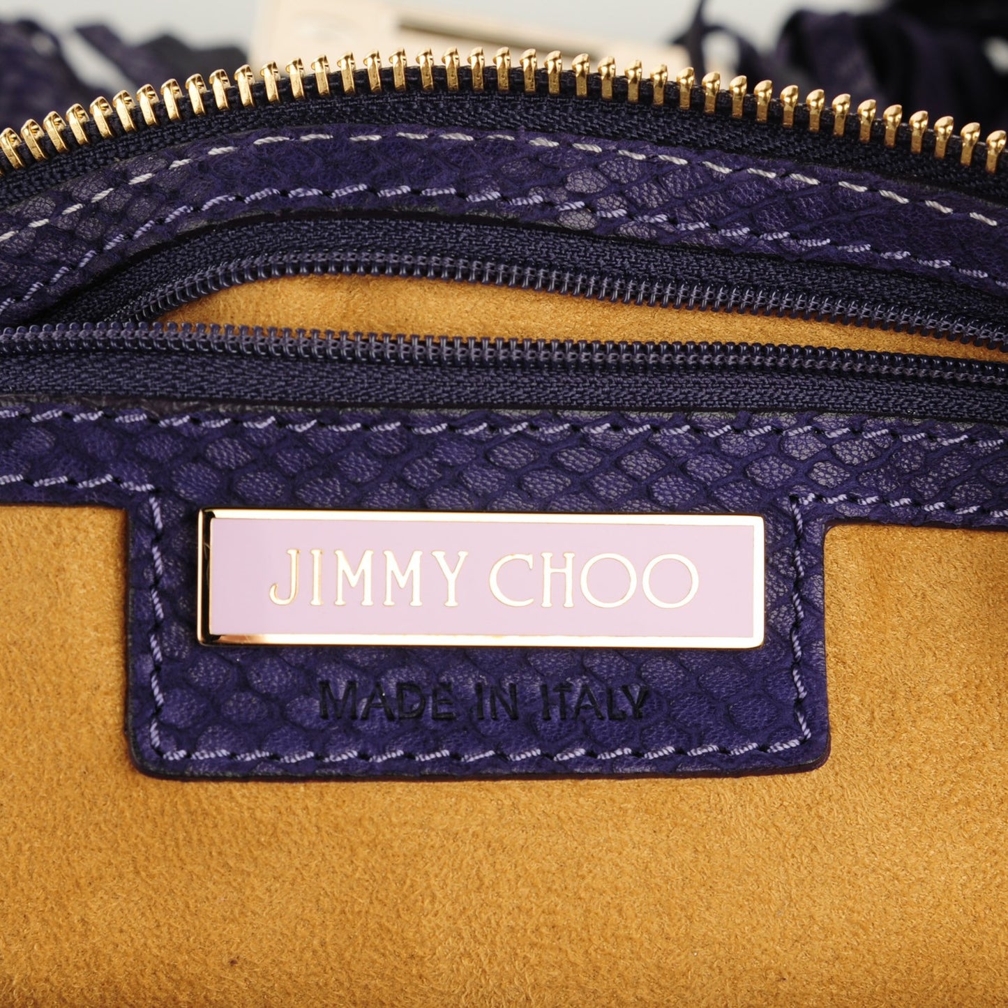Elaphe Snakeskin Roxie Hobo Purple