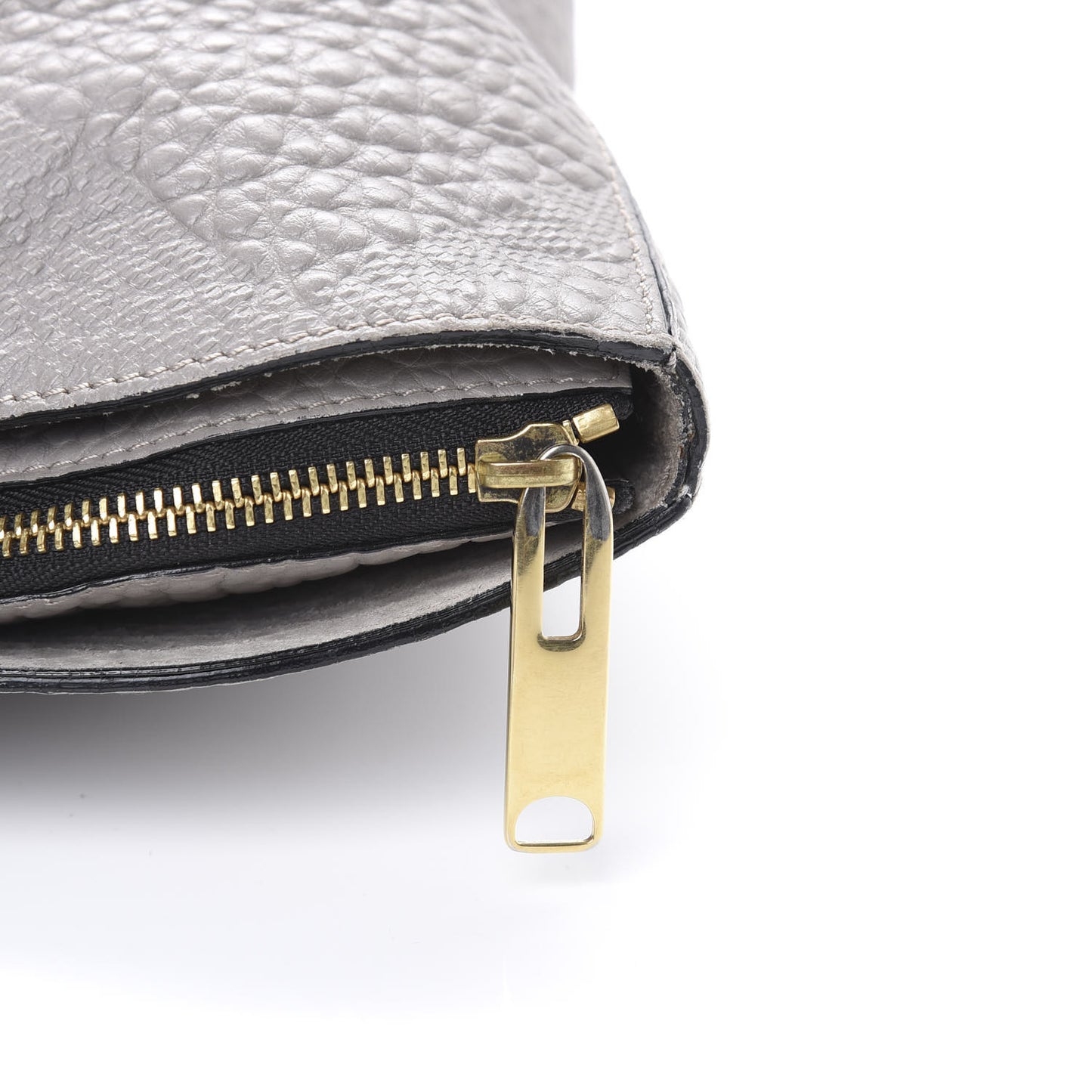 Heritage Grain Check Embossed Medium Dewsbury Tote Pale Grey