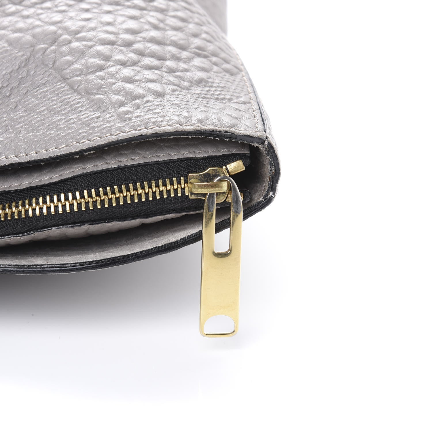 Burberry Heritage Grain Check Embossed Medium Dewsbury Tote Pale Grey 12 of 16