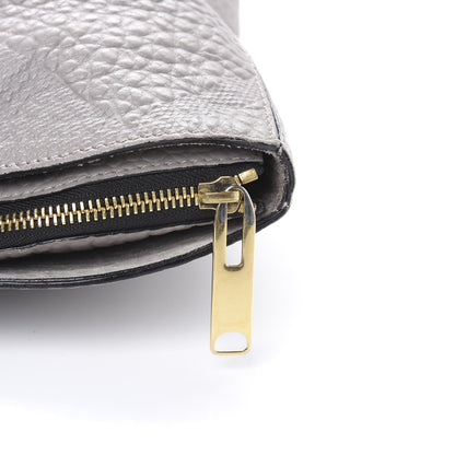 Burberry Heritage Grain Check Embossed Medium Dewsbury Tote Pale Grey 12 of 16