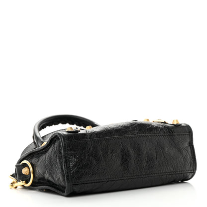 Balenciaga Agneau Giant 12 Gold Hardware Mini City Black 4 of 20