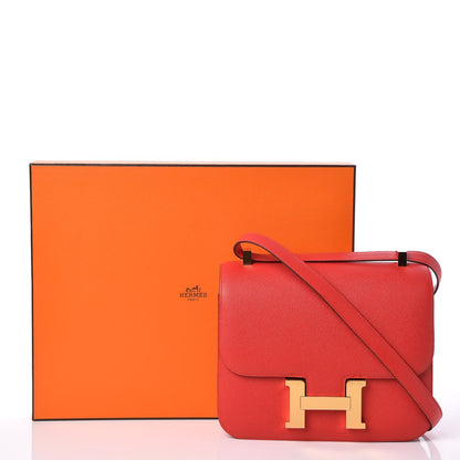 Hermes Epsom Constance 24 Rouge Tomate 20 of 20