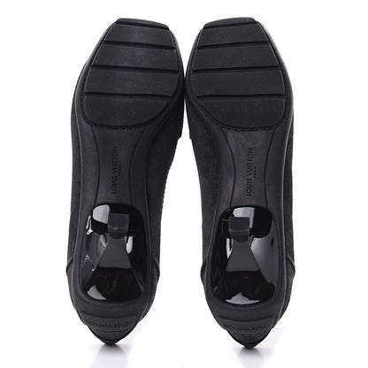 Louis Vuitton Suede Loafer Pump 41 Black 6 of 9