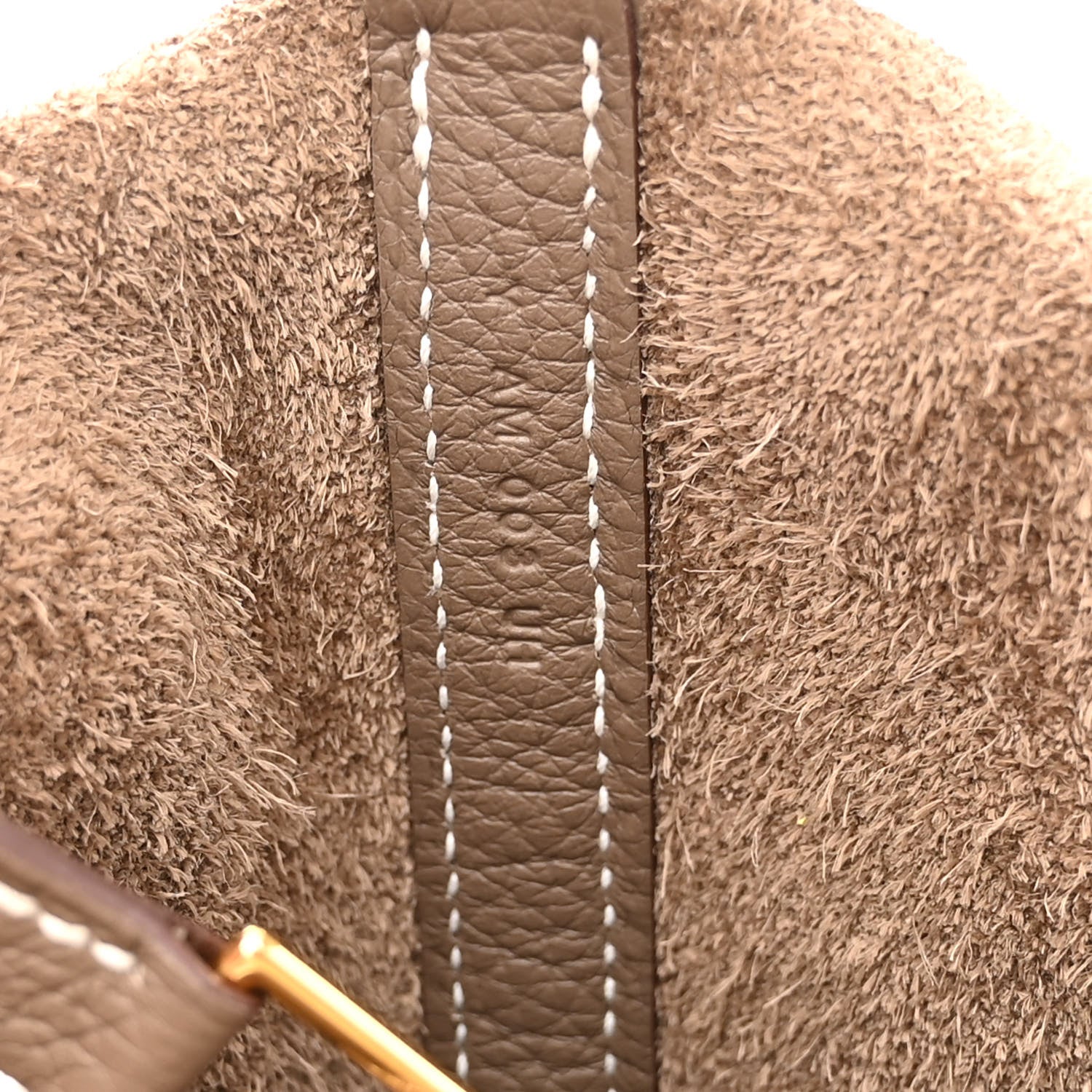 Hermes Taurillon Clemence Picotin Lock 18 PM Etoupe 7 of 10