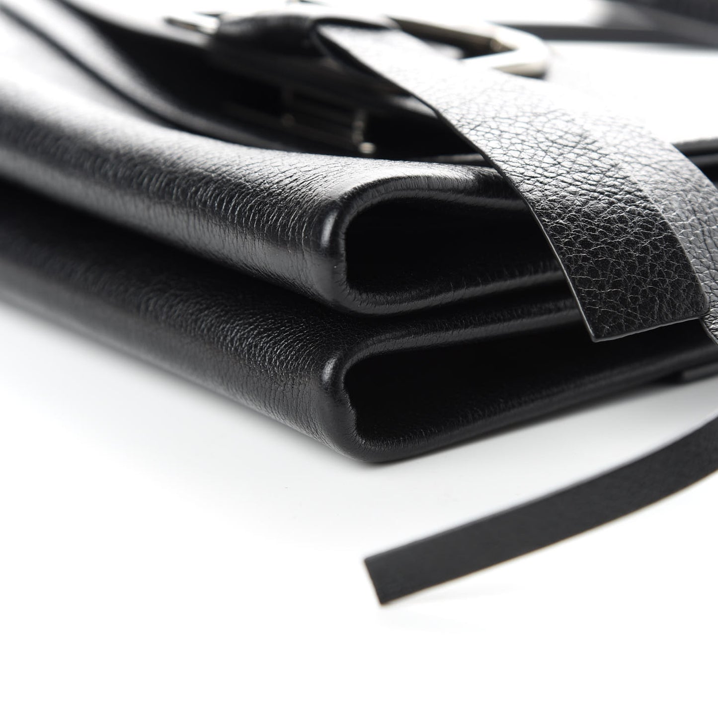 Calfskin Small VRing Crossbody Bag Black