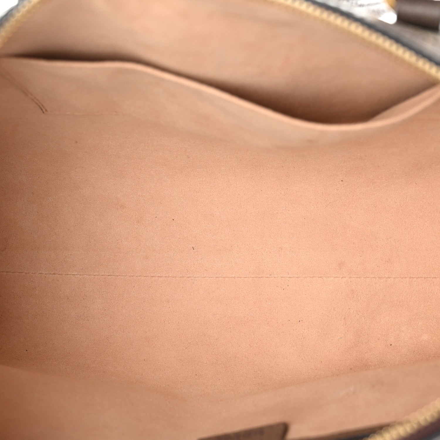 Gucci GG Supreme Monogram Web Medium Ophidia Boston Brown 4 of 9