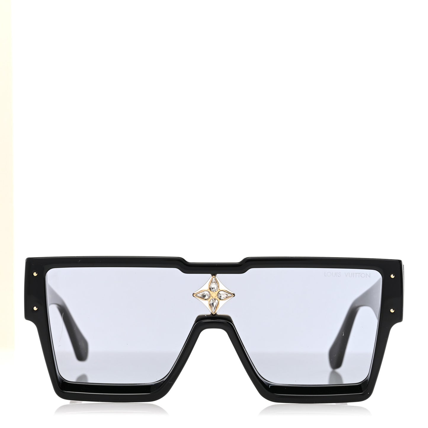 Acetate Swarovski Crystal Cyclone Sunglasses Z1578E Black