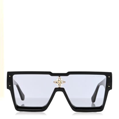 Louis Vuitton Acetate Swarovski Crystal Cyclone Sunglasses Z1578E Black 2 of 7