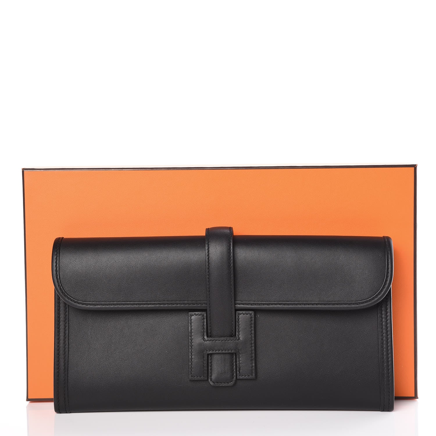 Hermes Swift Jige Elan 29 Clutch Black 10 of 10