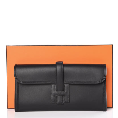 Hermes Swift Jige Elan 29 Clutch Black 10 of 10
