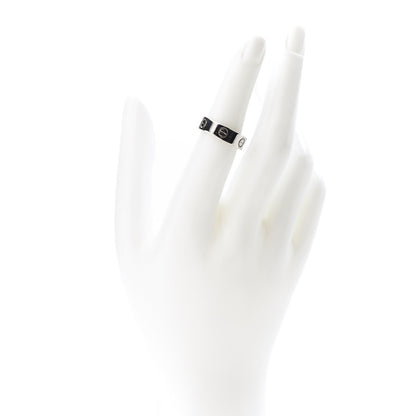 Cartier 18K White Gold 5.5mm LOVE Ring 53 6.25 2 of 4