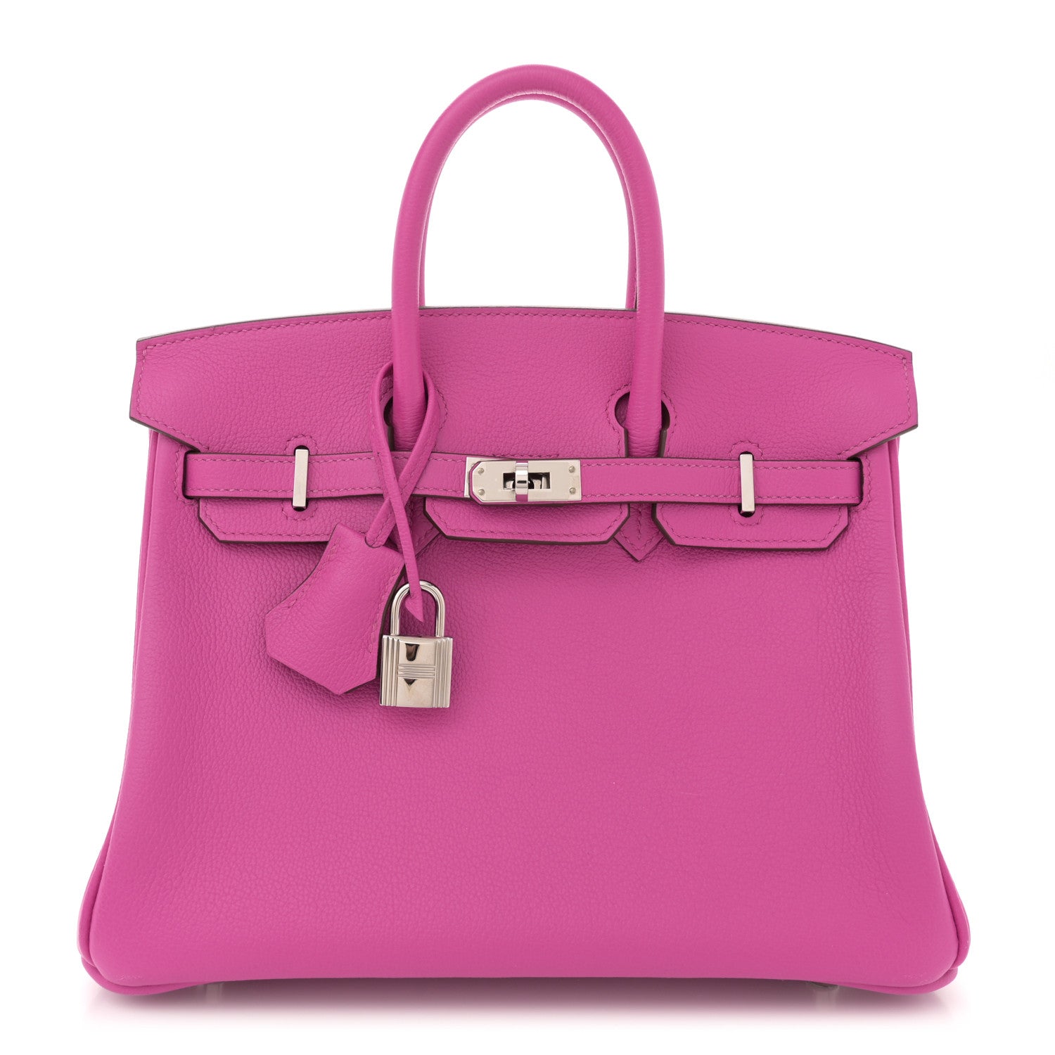 Hermes Taurillon Novillo Verso Birkin 25 Magnolia Sienne 1 of 13