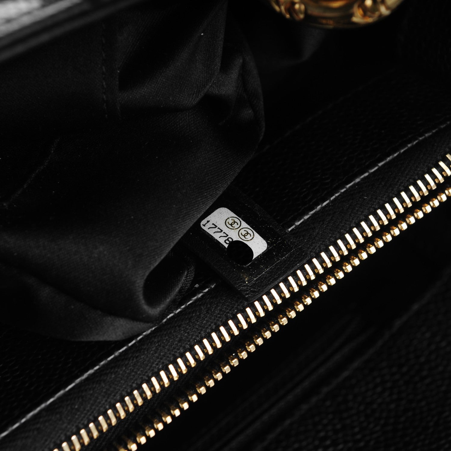 Chanel Caviar Quilted Grand Shopping Tote GST Black 7 of 7