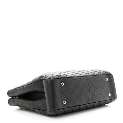 Chanel Calfskin Quilted Large Classic Shopping Tote Black 4 of 11