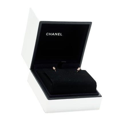 Chanel 18K Beige Gold Diamond Coco Crush Ear Cuff Earrings 5 of 5