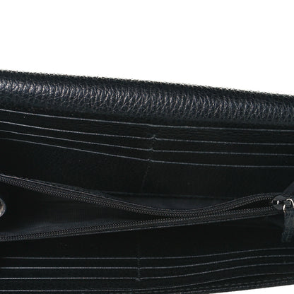 Gucci Calfskin Garden Continental Wallet Black 7 of 8