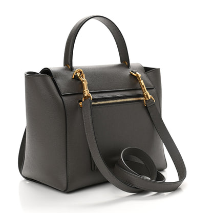 Celine Grained Calfskin Micro Belt Bag Grey 3 of 11