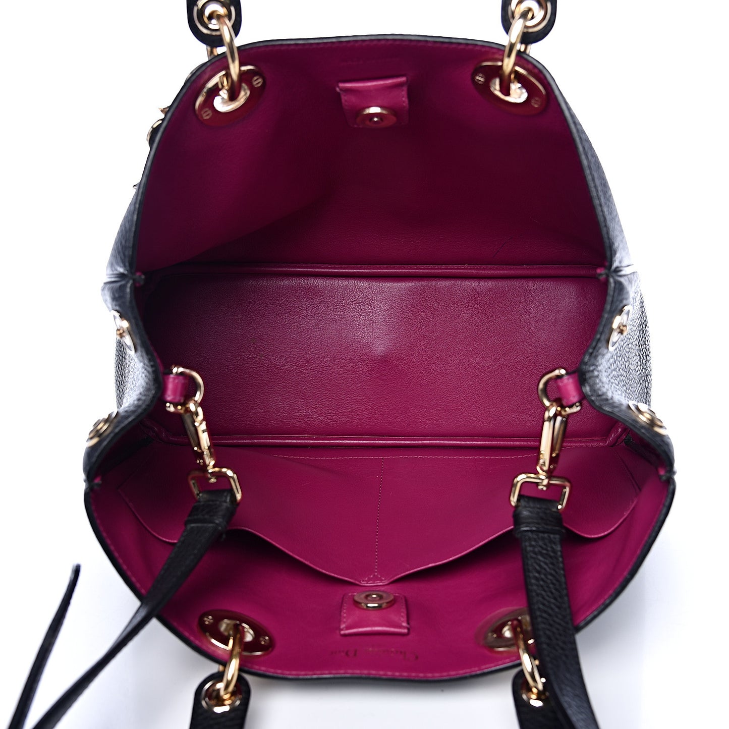Bullcalf Medium Diorissimo Tote Black Rose Indien