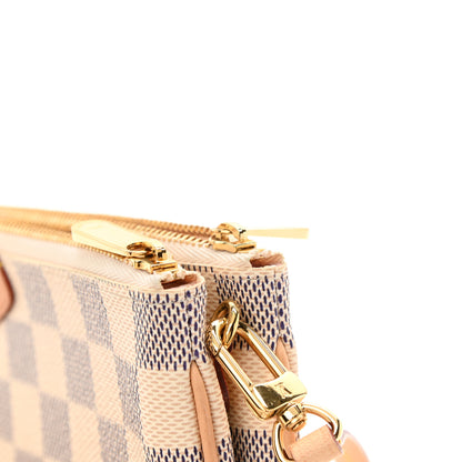 Louis Vuitton Damier Azur Double Zip Pochette 11 of 12