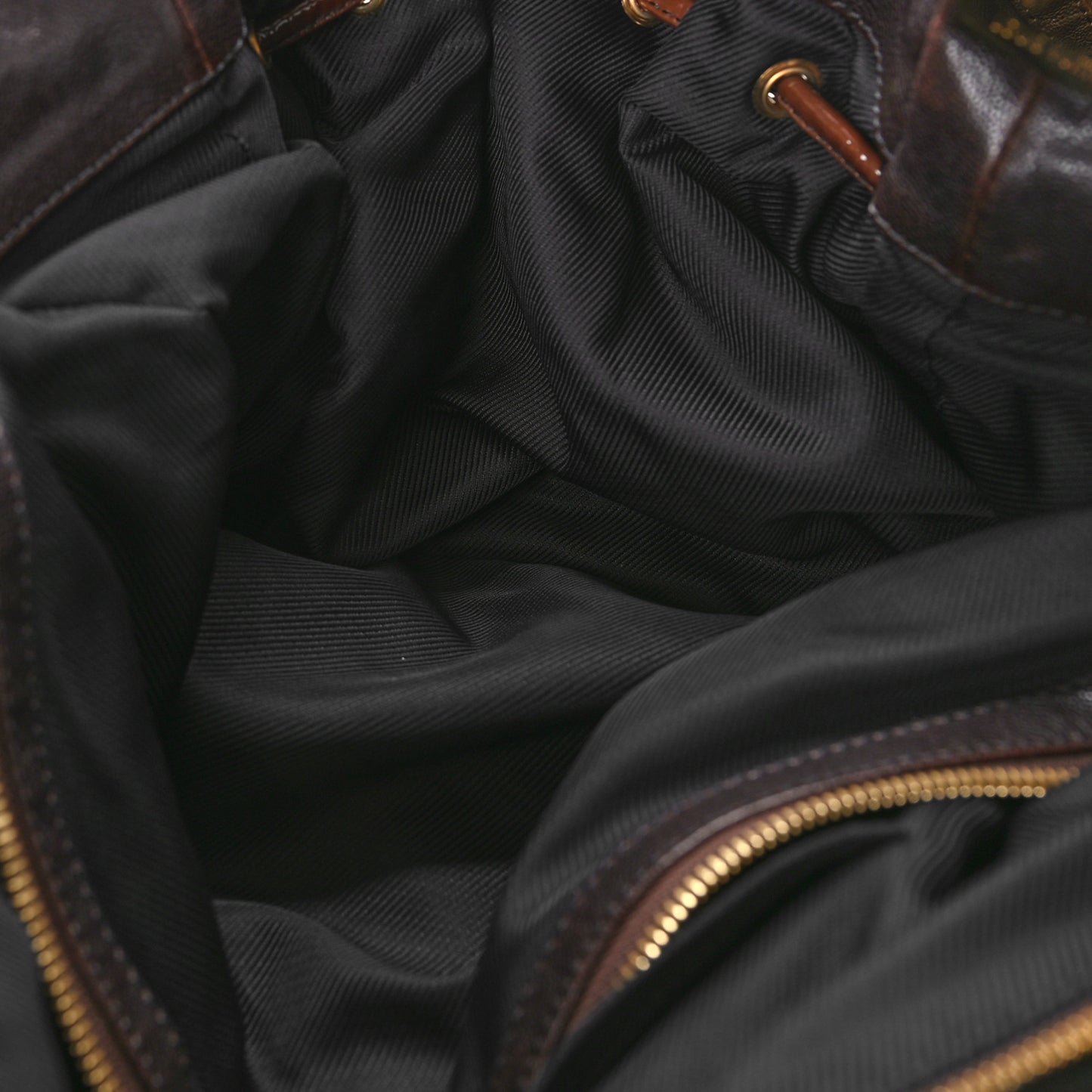 Suede Patent Monogram Irene Espresso