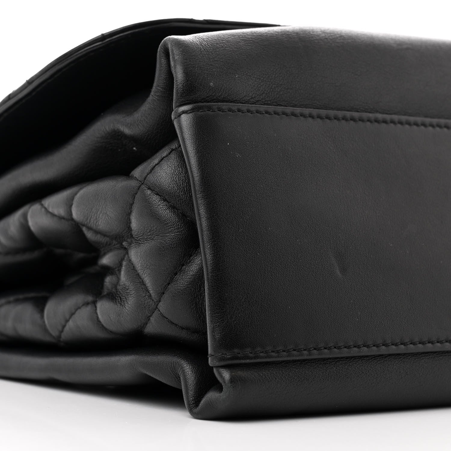 Chanel Calfskin Jumbo Tramezzo Flap Black 11 of 13