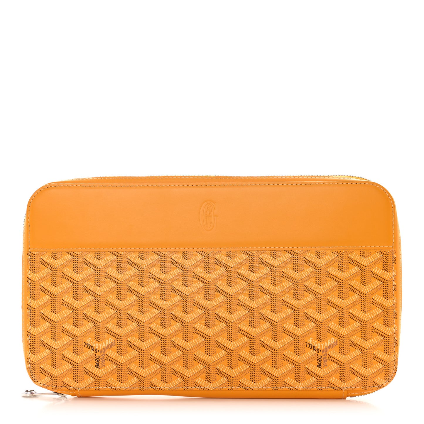 Goyardine Opera Wallet Yellow